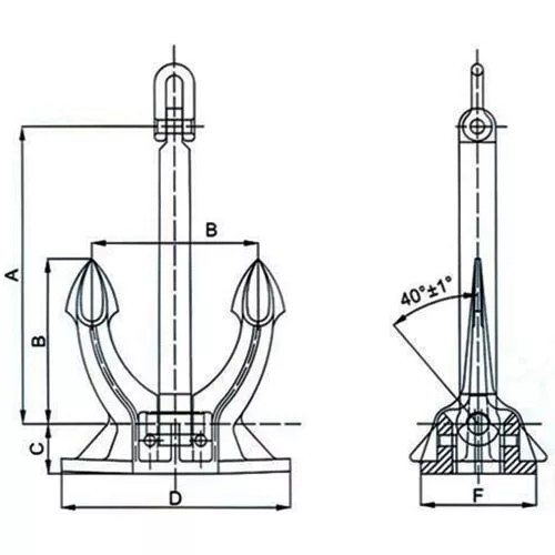 Якорь Spek марка Сталь 20, ГОСТ 30563-98 в г. Набережные Челны